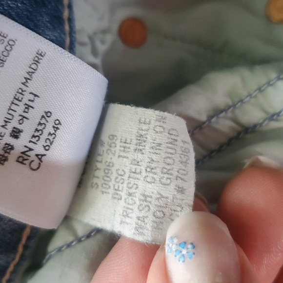 MOTHER THE TRICKSTER ANKLE CRYING ON HOLY GROUND HIGH RISE BUTTON FLY STRAIGHT - Picture 16 of 16